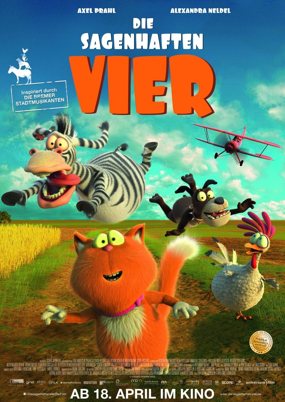 Filmplakat zu Die sagenhaften Vier