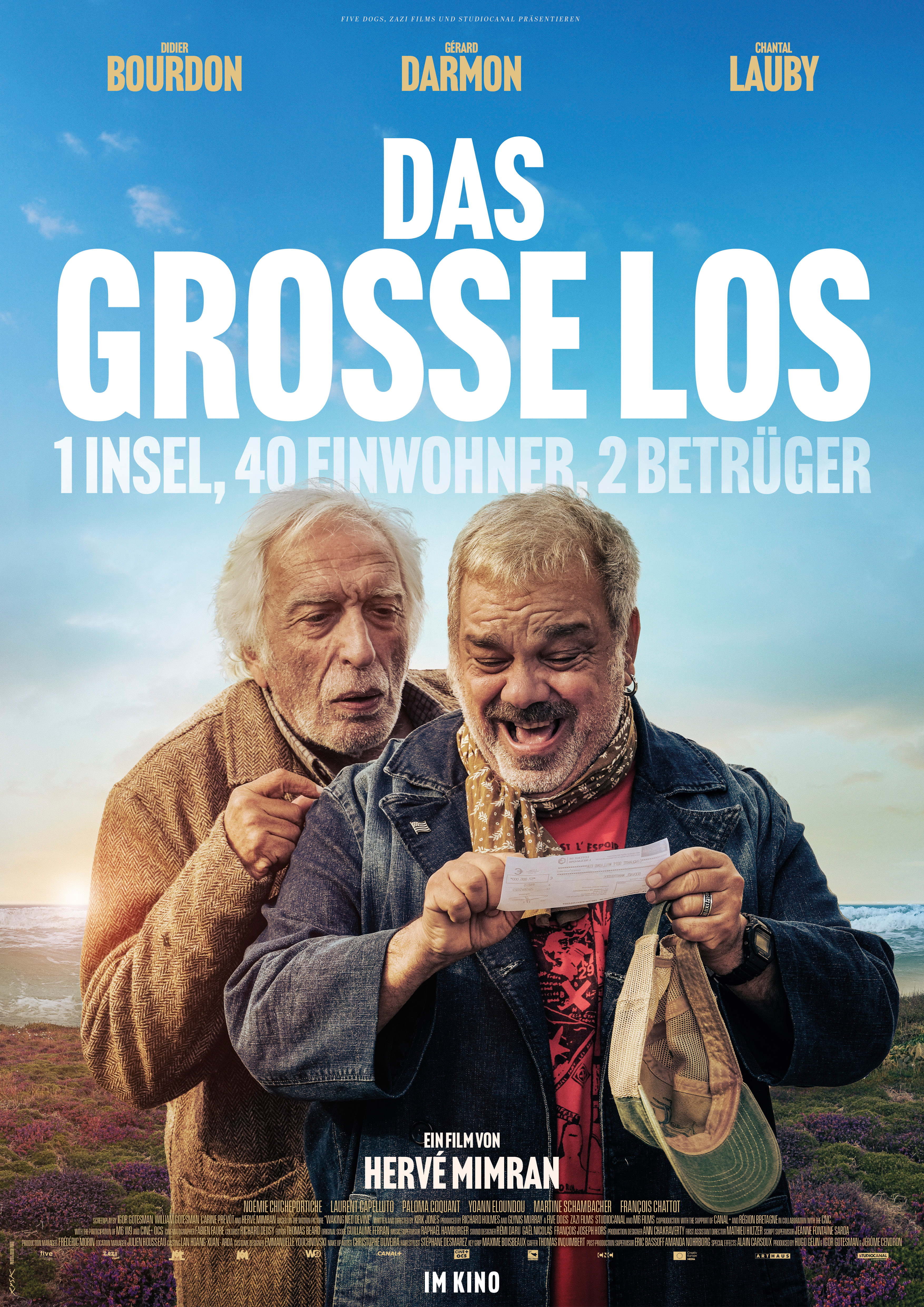 Filmplakat zu Das große Los - 1 Insel, 40 Einwohner, 2 Betrüger