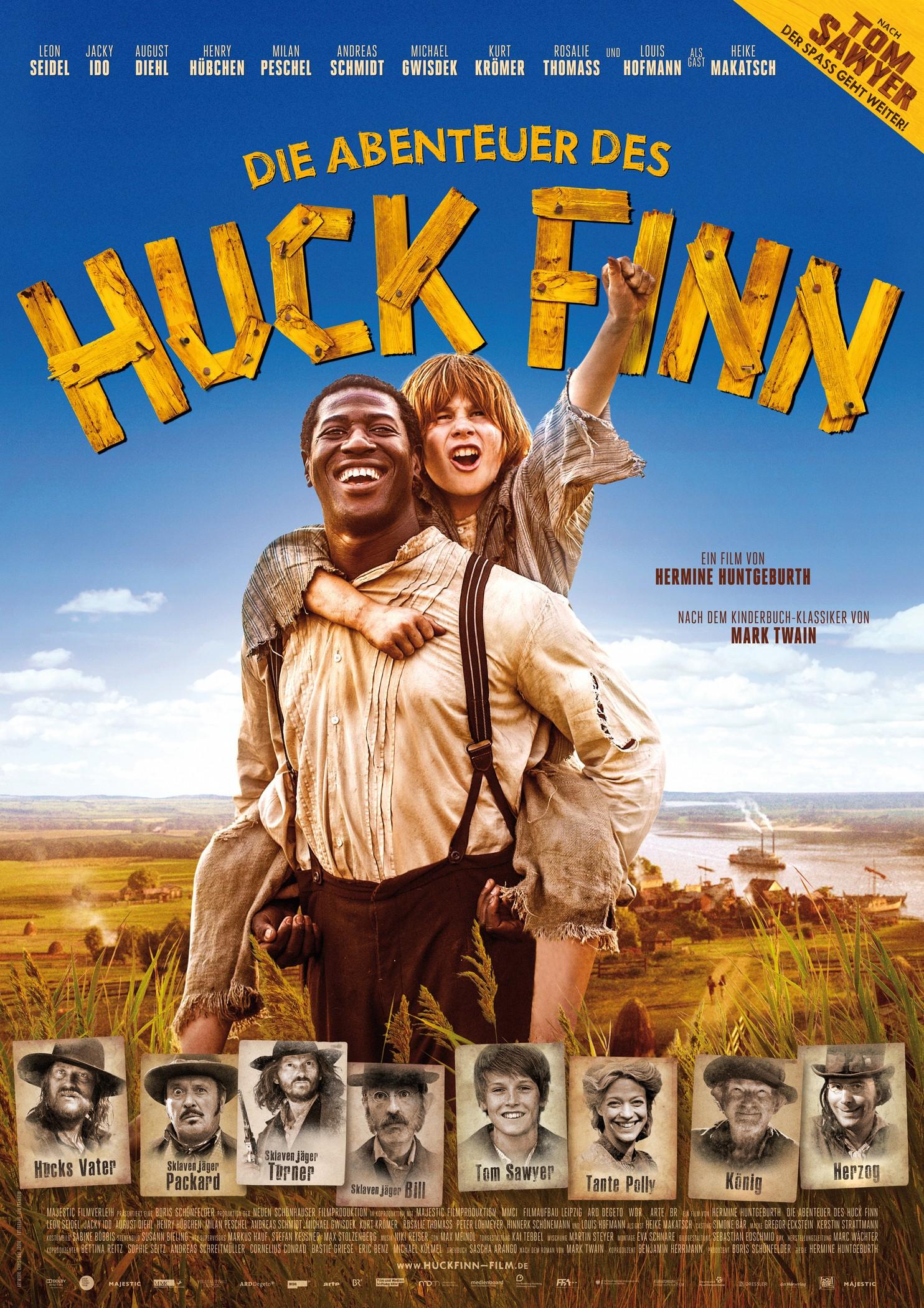 Filmplakat zu Die Abenteuer des Huck Finn