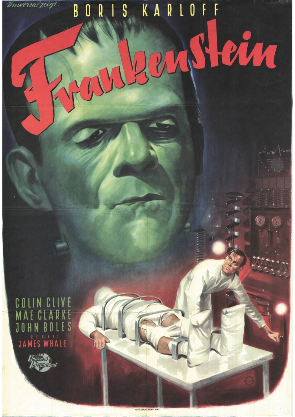 Filmplakat zu Frankenstein
