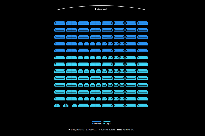 Saal 4 Kristallpalast 