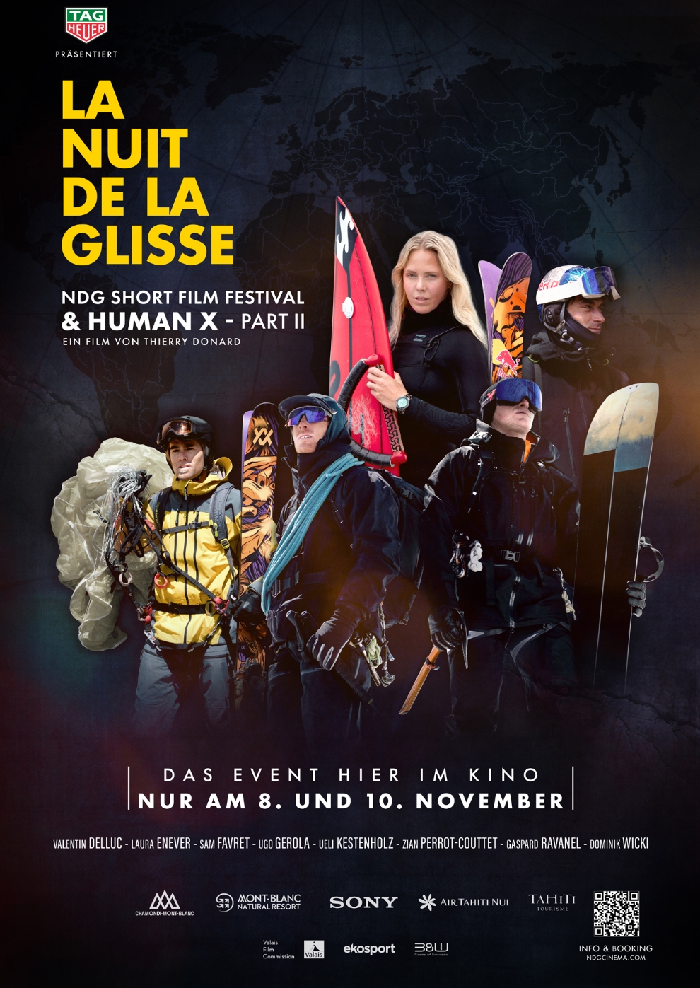 Filmplakat zu La Nuit de la Glisse 2024: Human X Part II