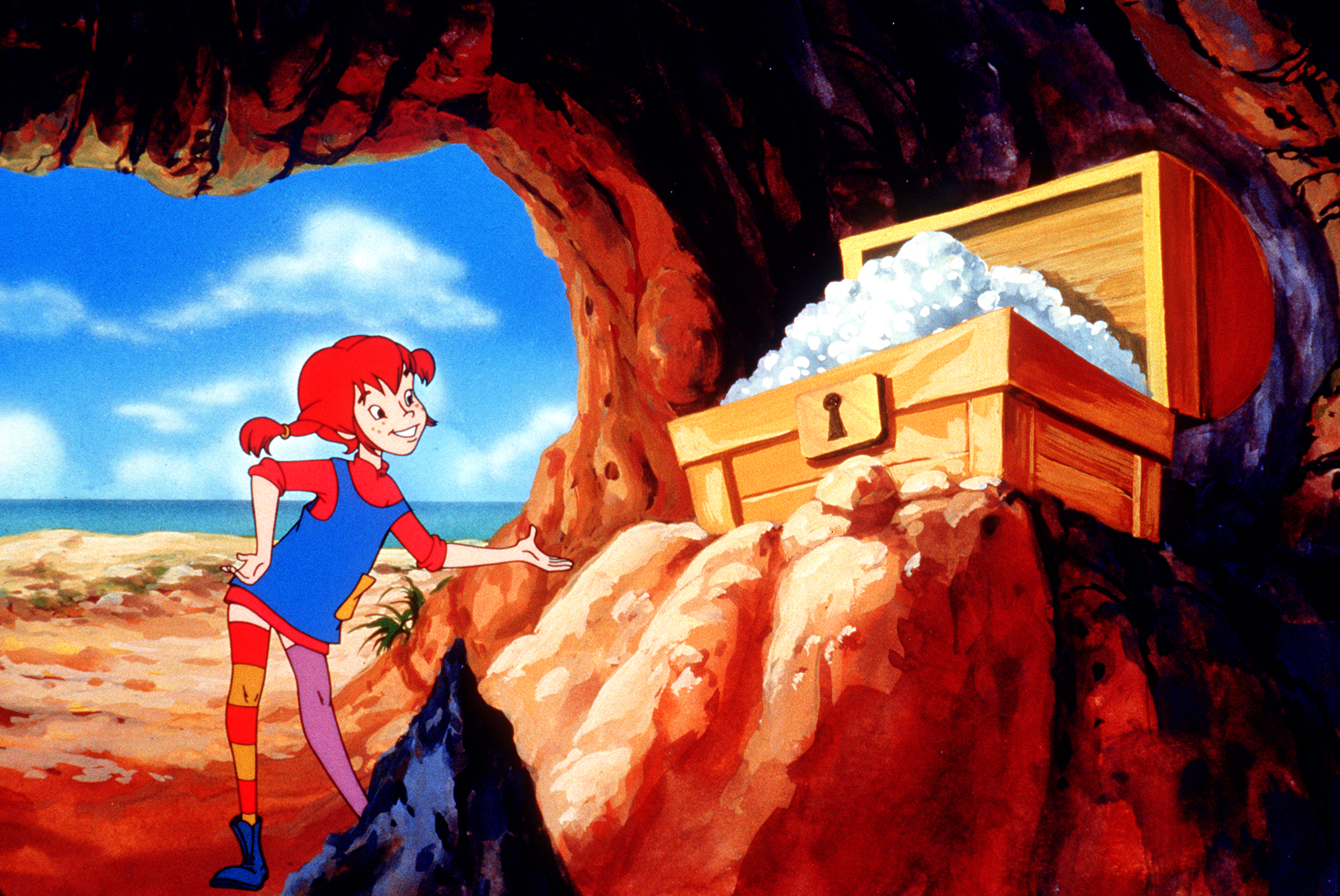 Szenenbild zu Pippi Langstrumpf in der Südsee