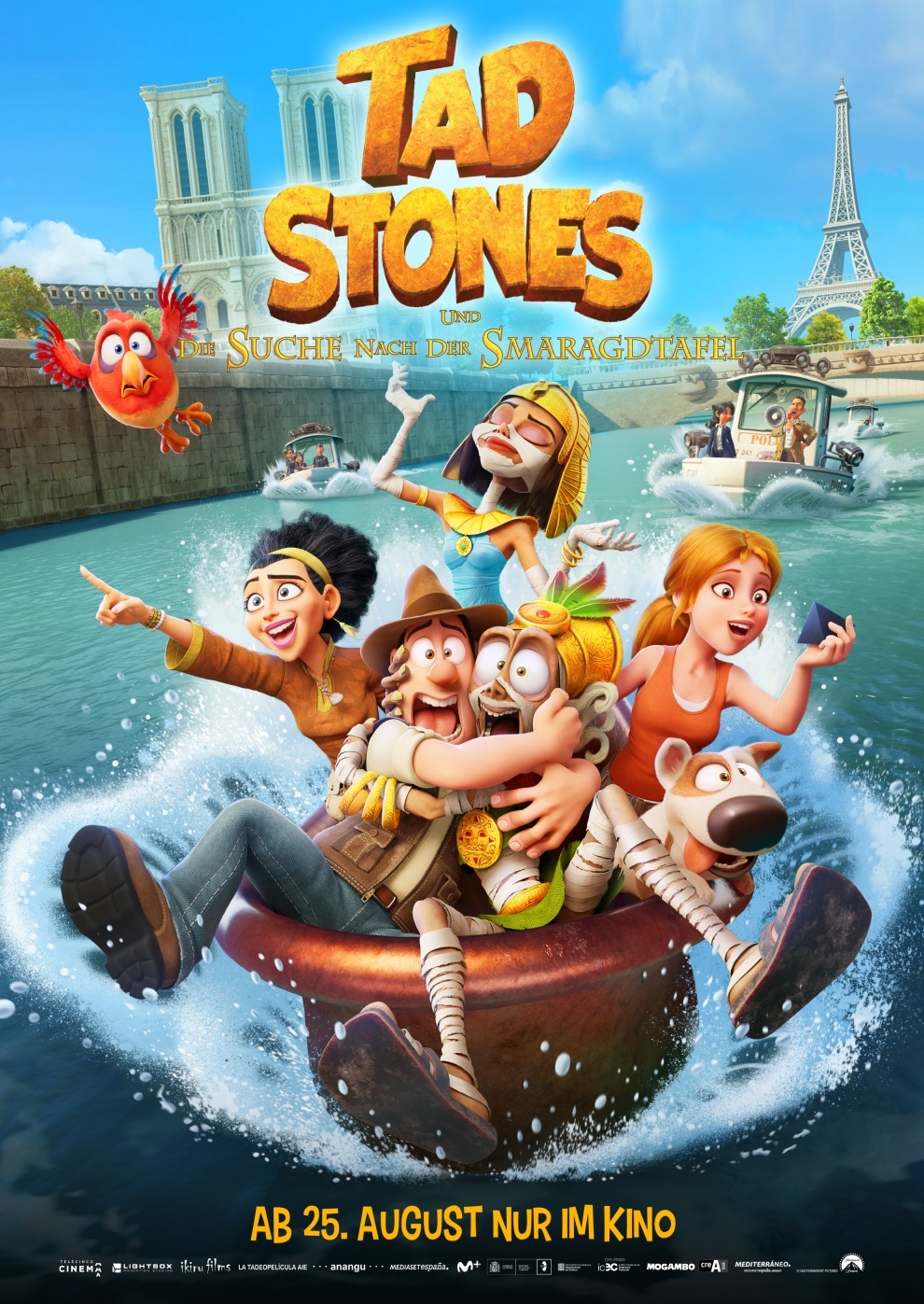 Filmplakat zu Tad Stones und die Suche nach der Smaragdtafel