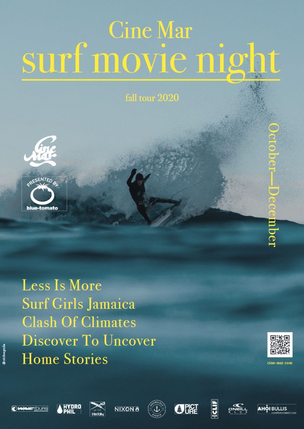 Filmplakat zu Cine Mar - Surf Movie Night Presented by Blue Tomato