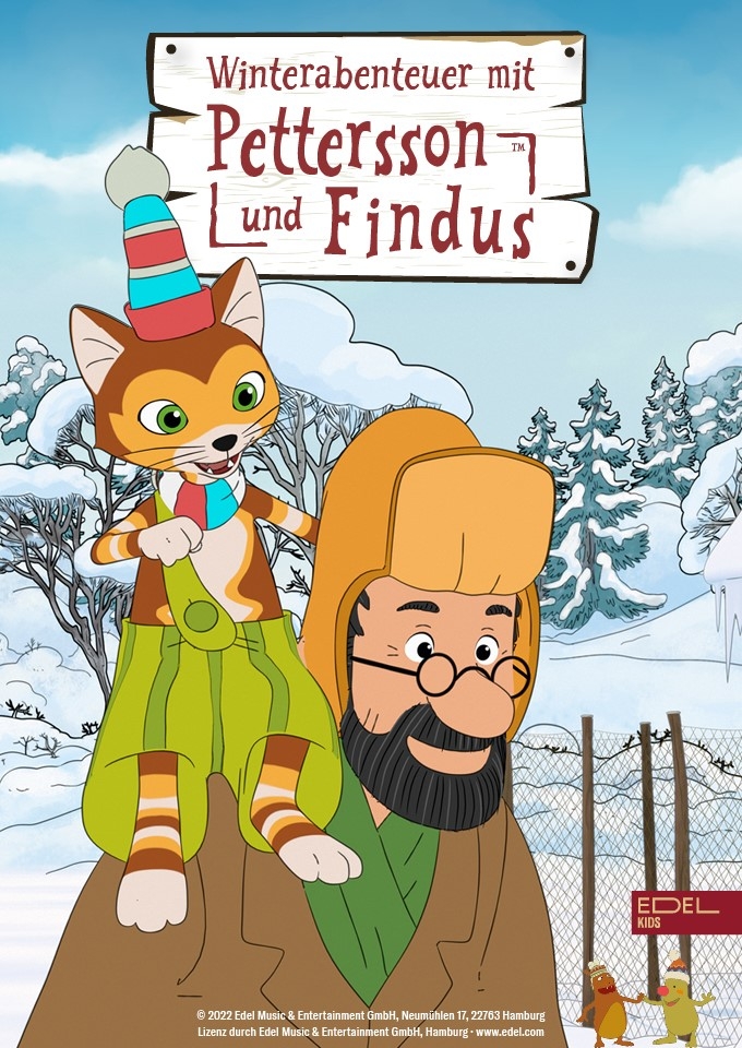 Filmplakat zu Winterabenteuer mit Pettersson und Findus