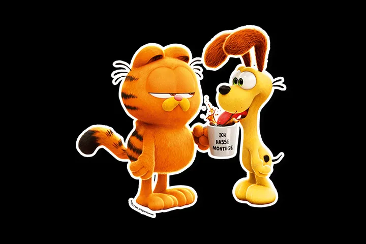Cineplex Plus Sticker Garfield
