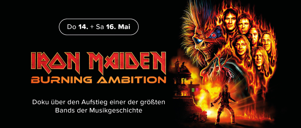 Promobanner Iron Maiden: Burning Ambition