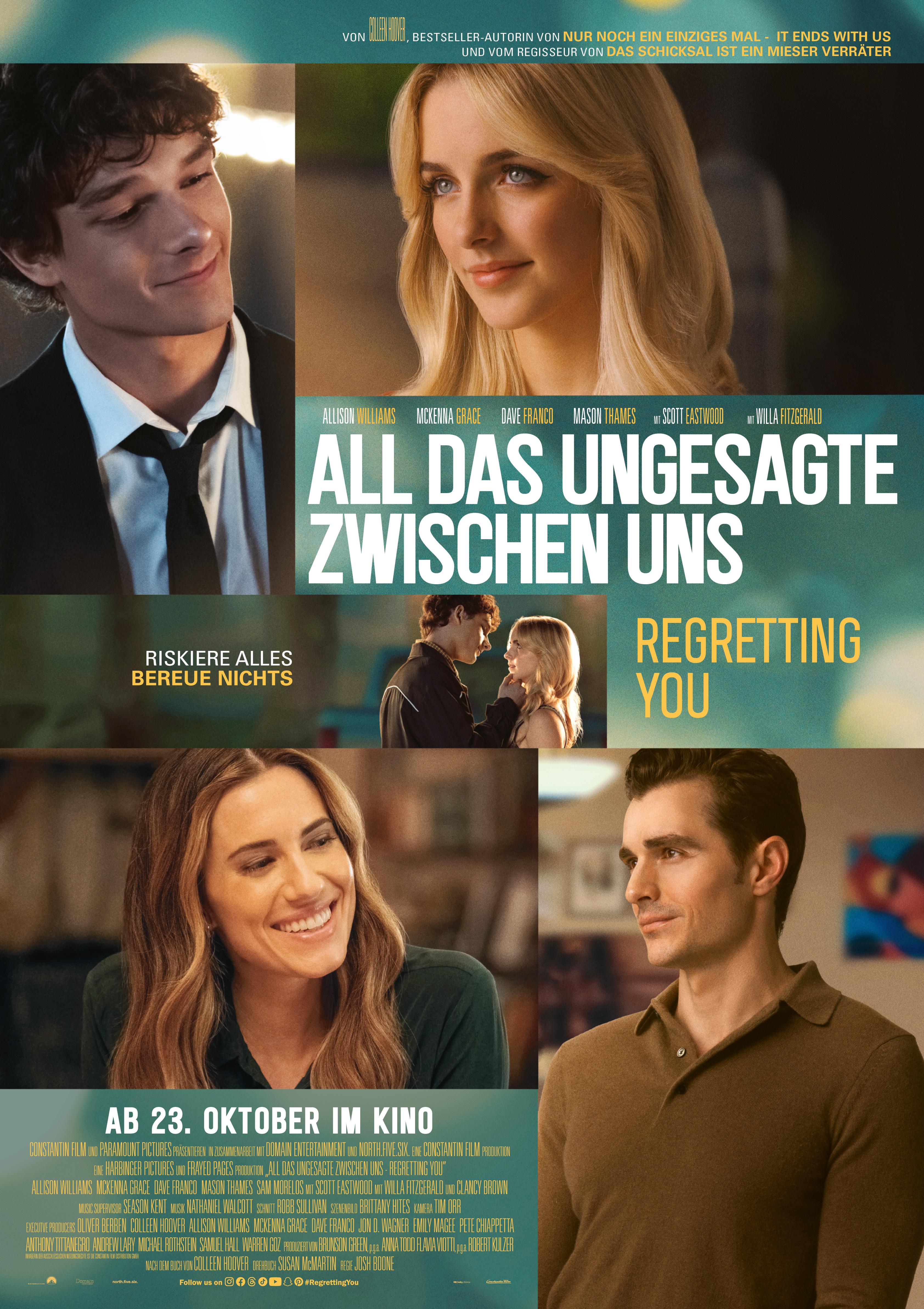 Filmplakat zu All das Ungesagte zwischen uns - Regretting You