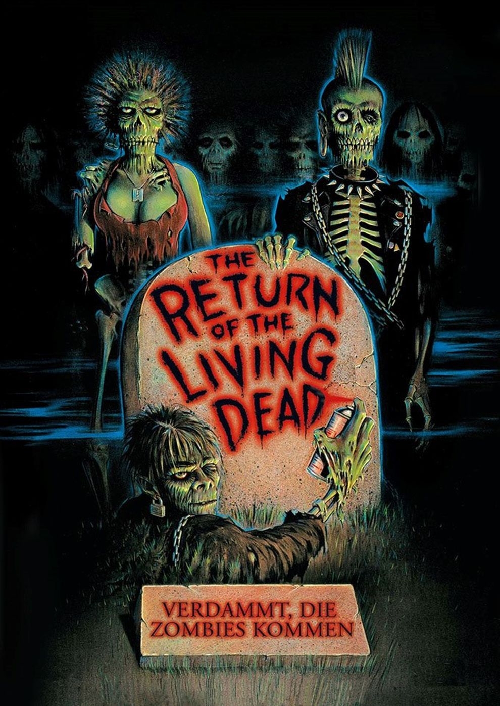 Filmplakat zu Verdammt, die Zombies kommen