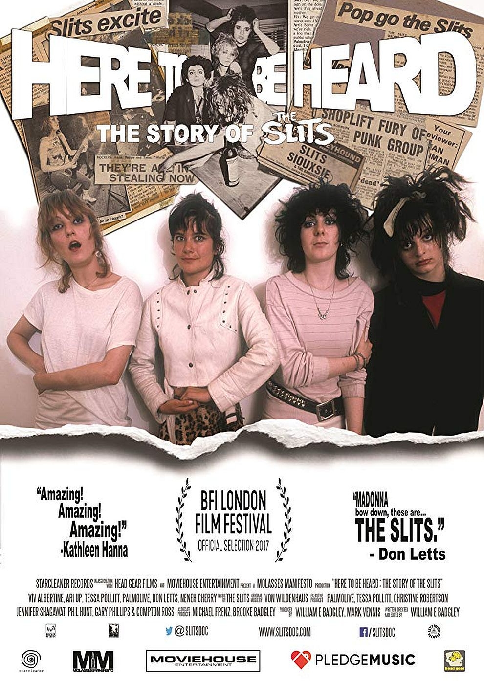 Filmplakat zu Here to Be Heard: The Story of the Slits