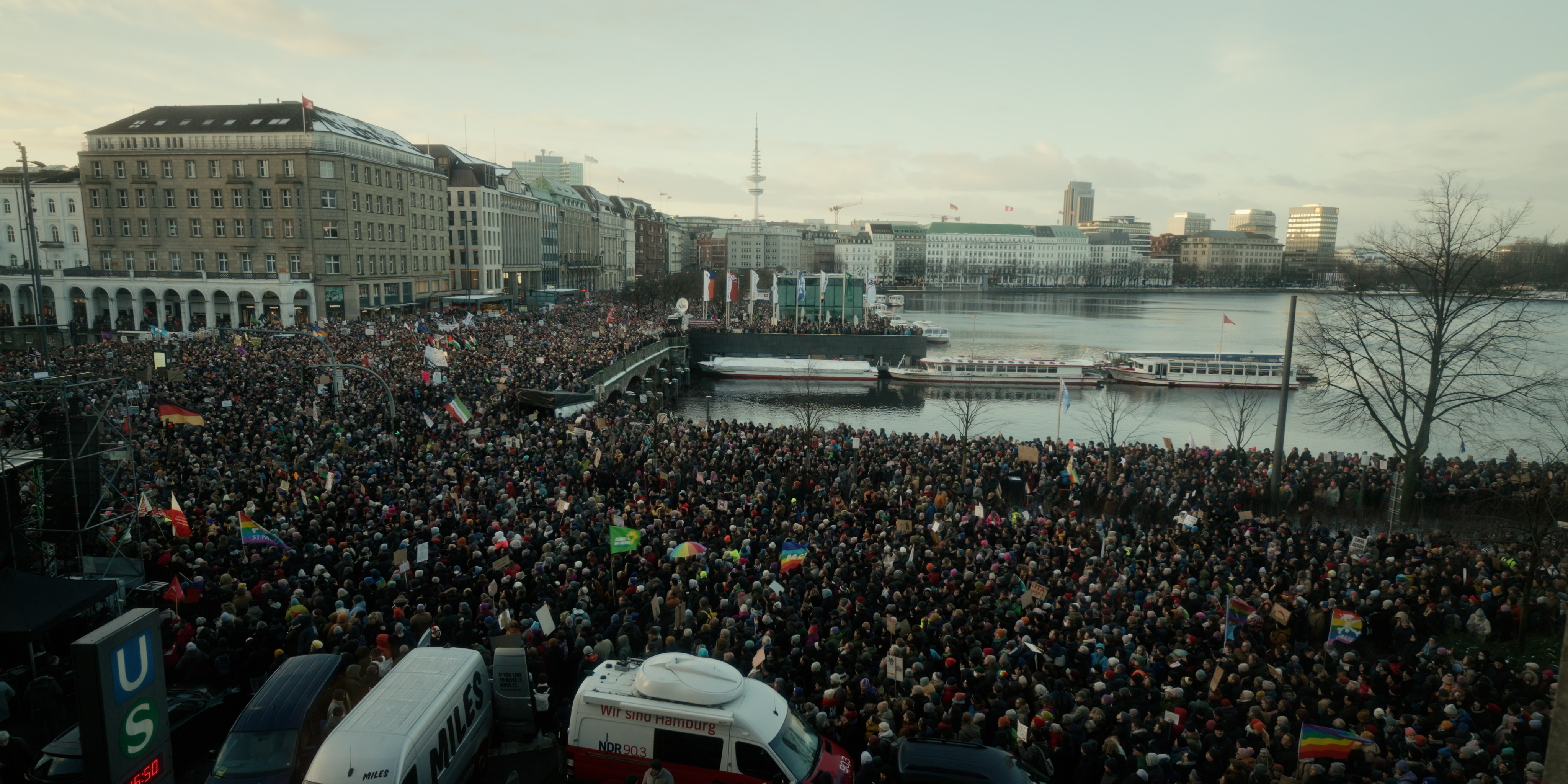Szenenbild zu Kein Land für Niemand - Abschottung eines Einwanderungslandes
