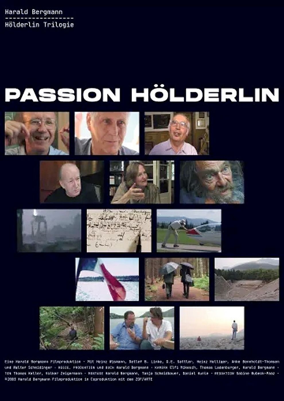Filmplakat zu Harald Bergmann, Hölderlin verfilmen - Passion Hölderlin