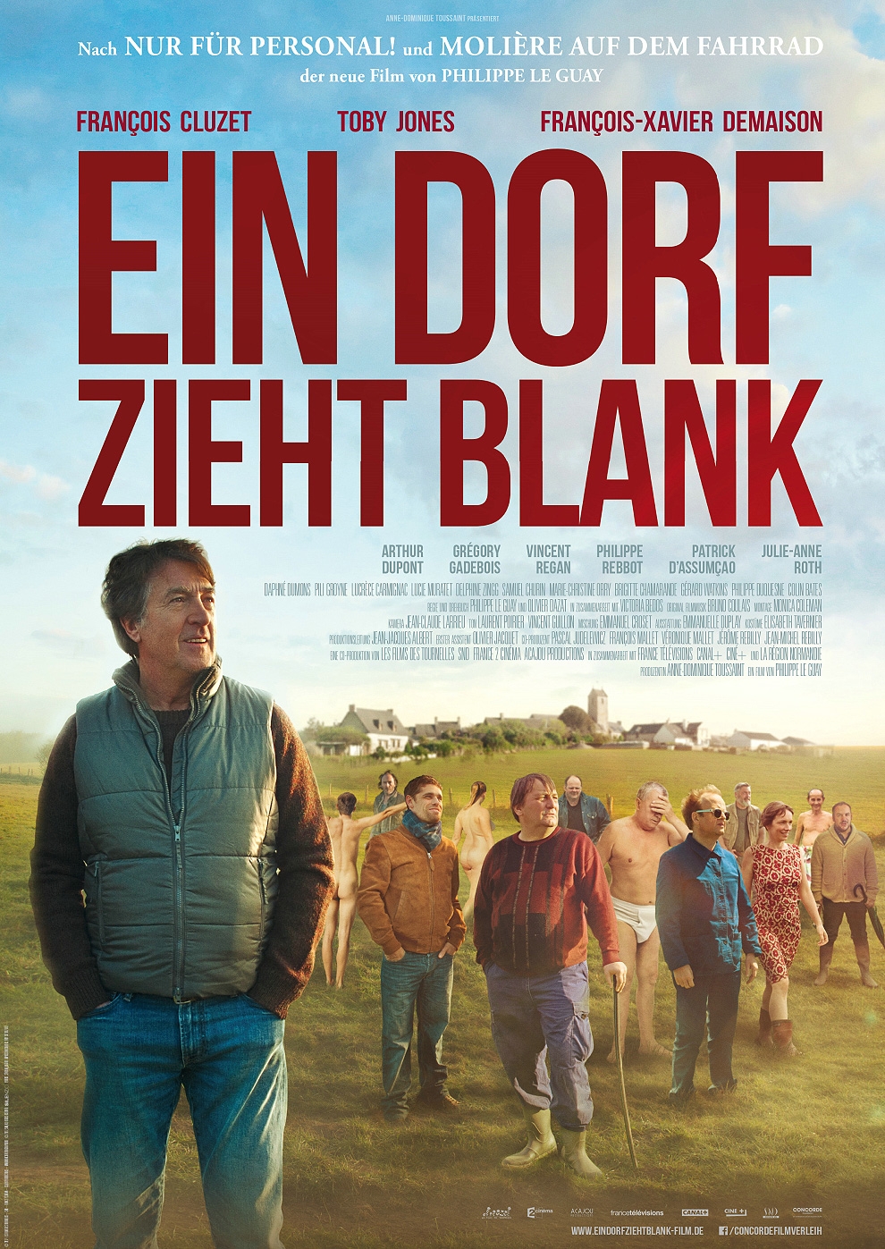 Filmplakat zu Ein Dorf zieht blank