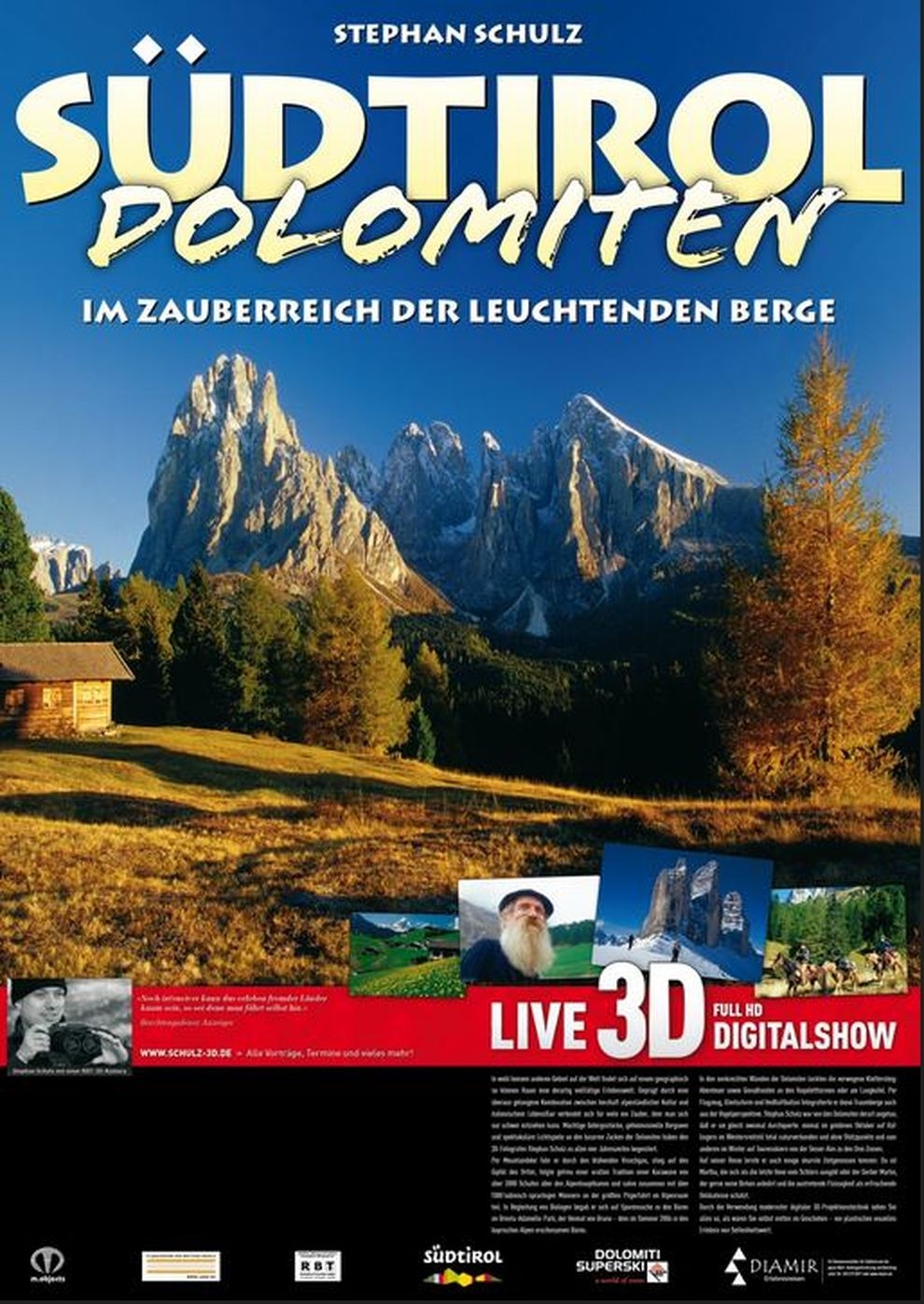 Filmplakat zu Südtirol & Dolomiten - Im Zauberreich der leuchtenden Berge