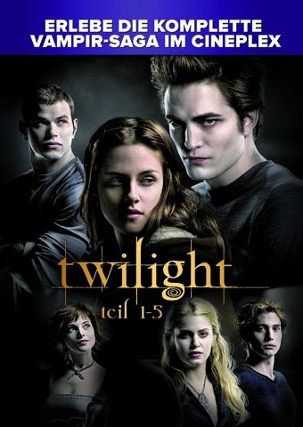 Filmplakat zu Twilight Teil 1-5