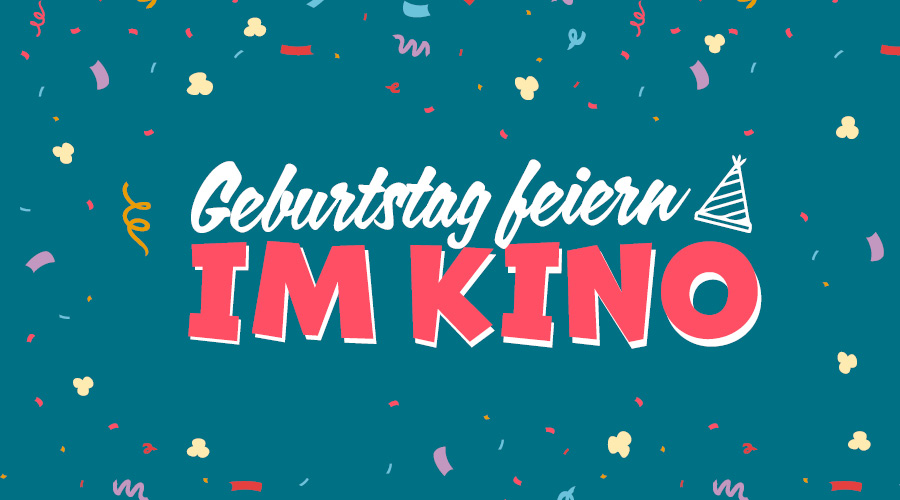 Titelbild mit Schriftzug Kindergeburtstag im Kino