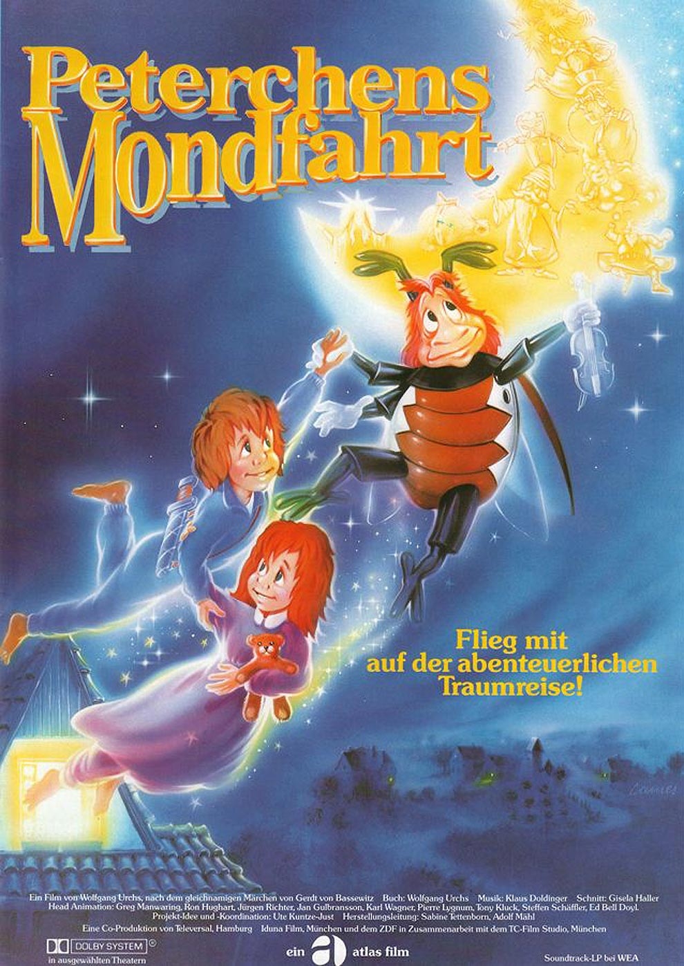 Filmplakat zu Peterchens Mondfahrt (1990)