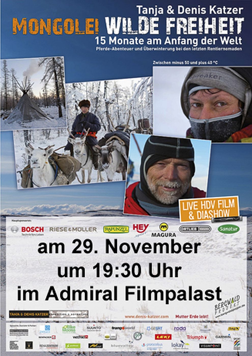 Filmplakat zu Denis Katzer: Mongolei - Wilde Freiheit