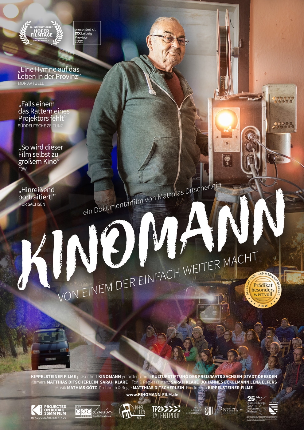 Filmplakat zu Kinomann - Von einem der einfach weiter macht
