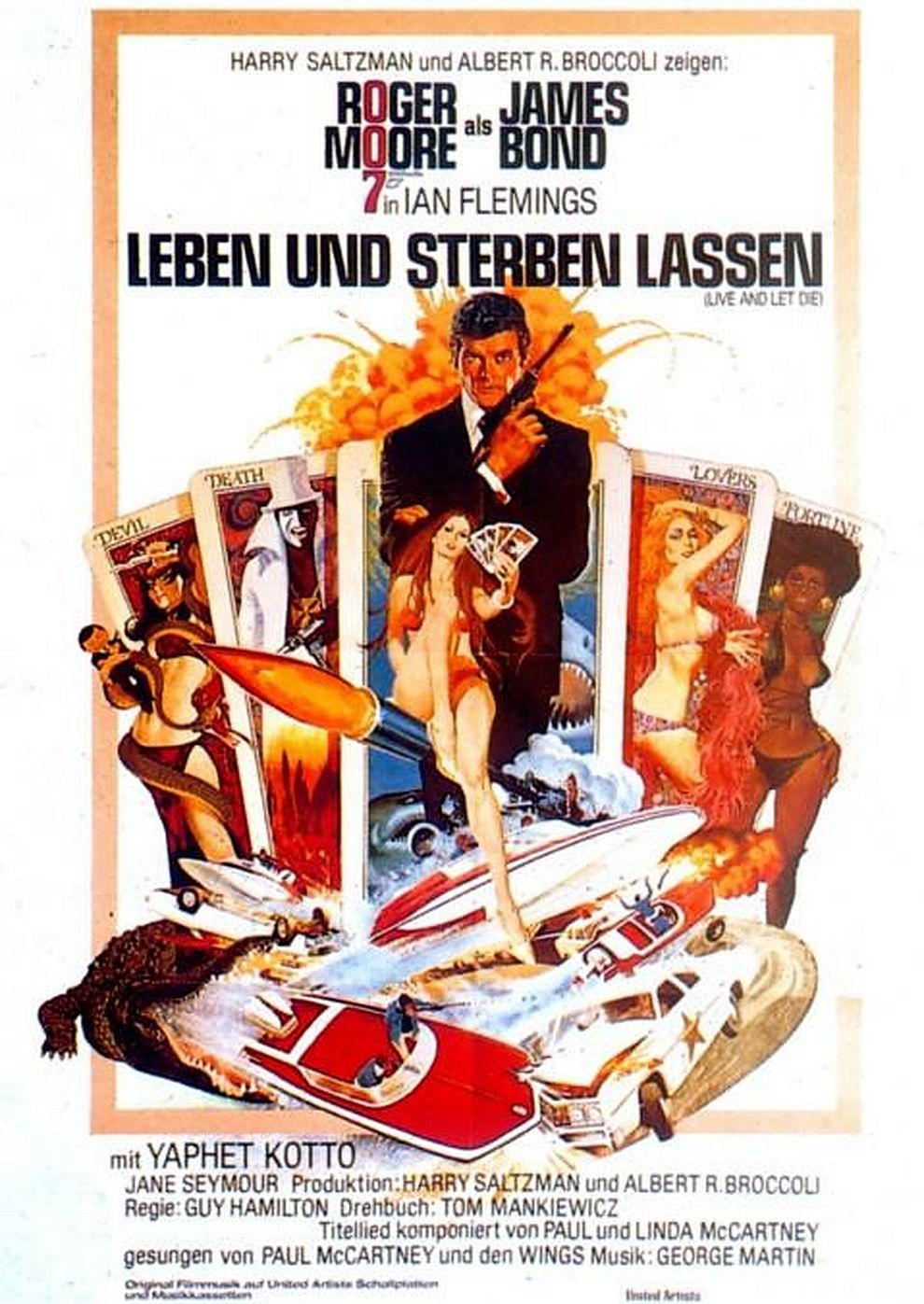 Filmplakat zu James Bond 007: Leben und sterben lassen