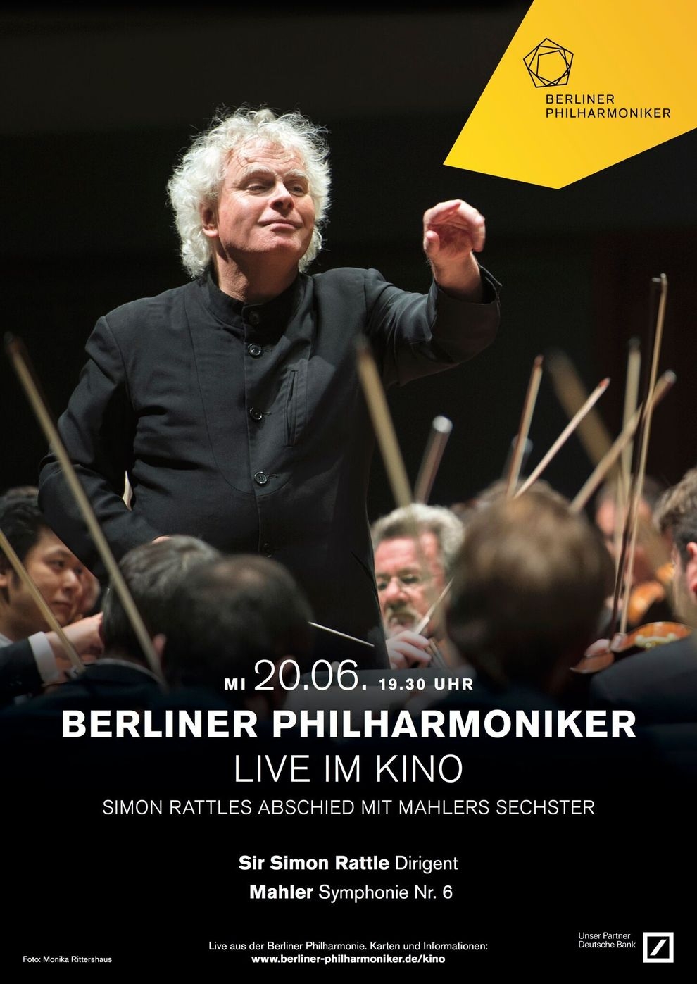 Filmplakat zu Berliner Philharmoniker - Sir Simon Rattle (Saison 2017/18)