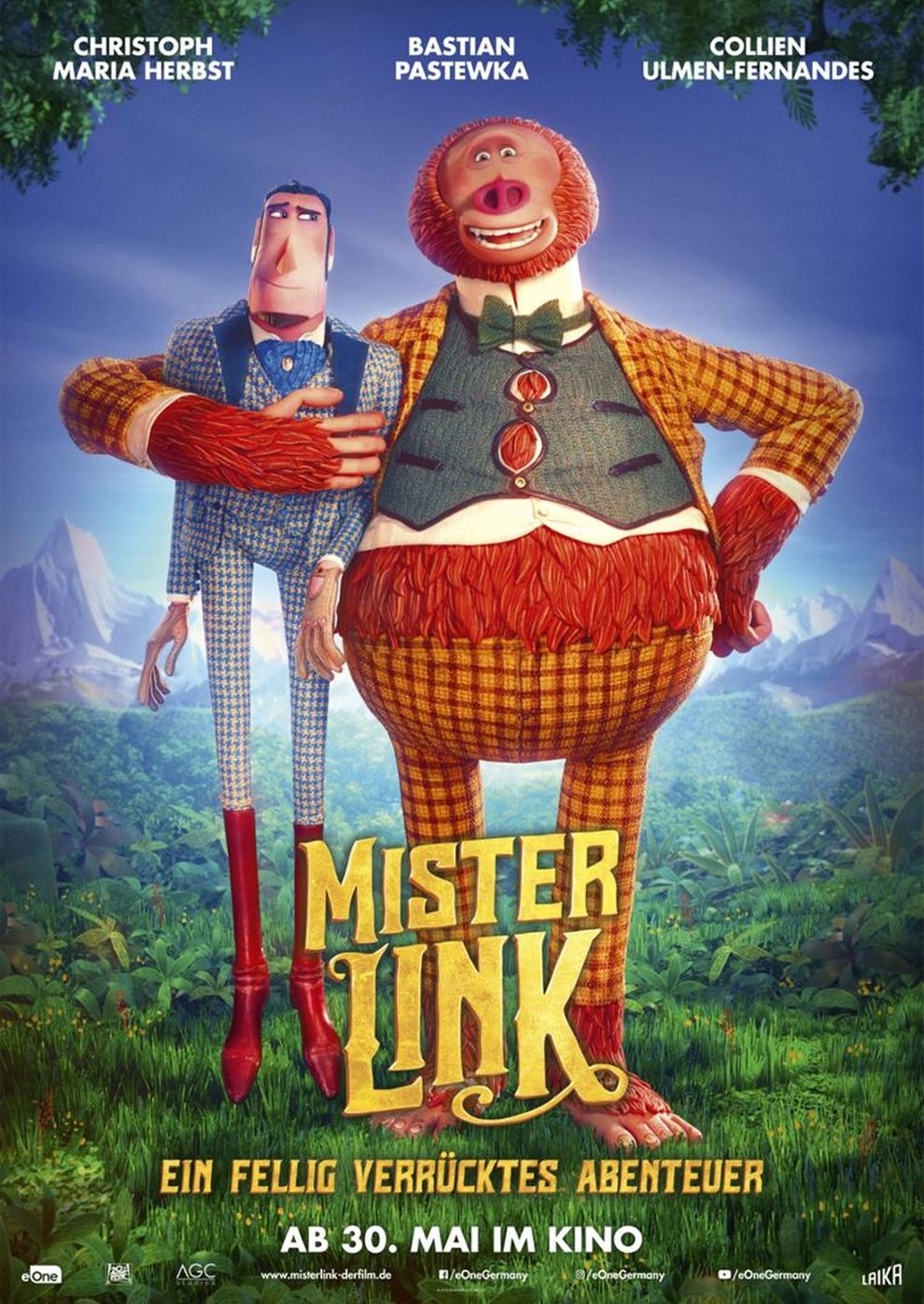 Filmplakat zu Mister Link - Ein fellig verrücktes Abenteuer