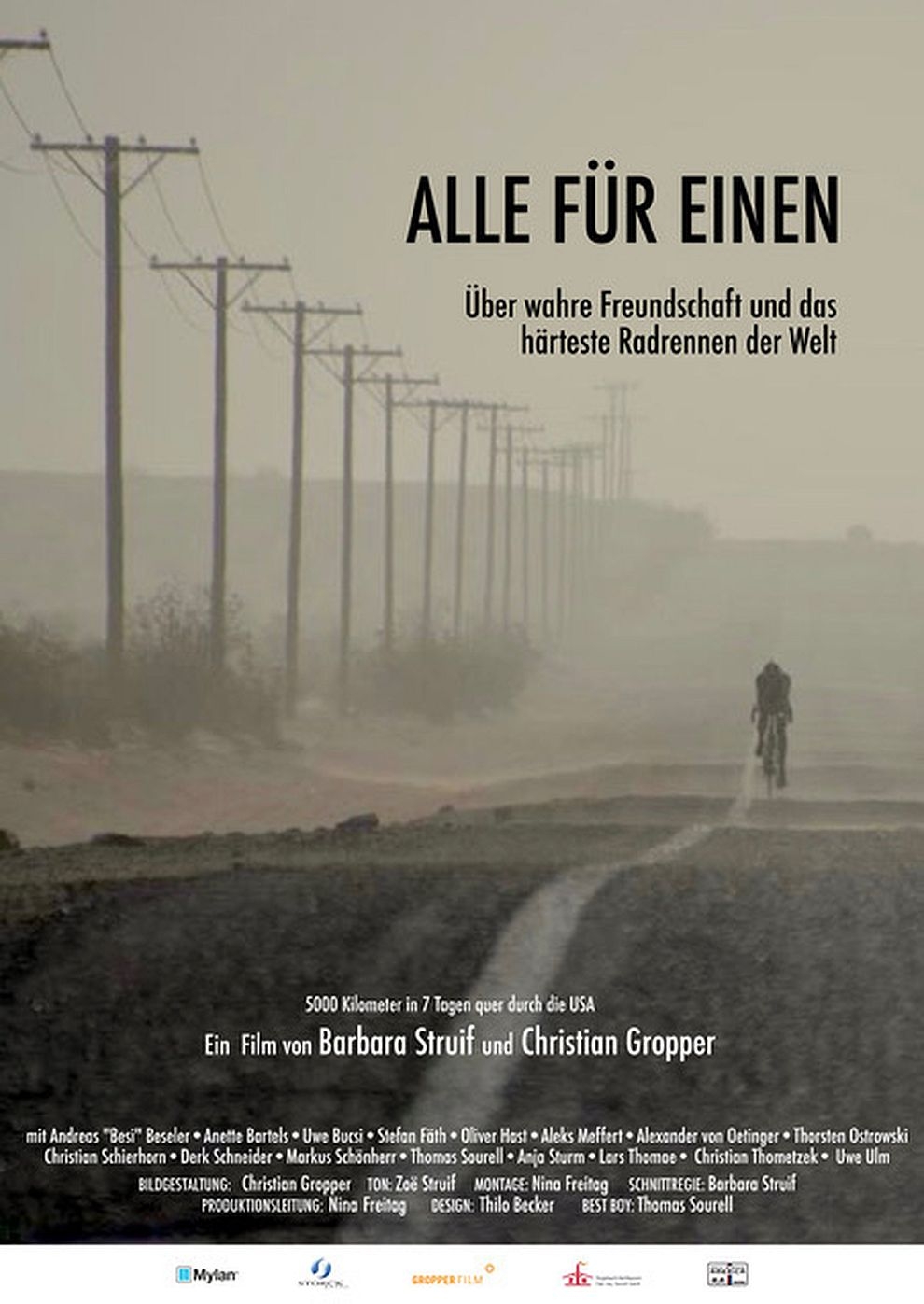 Filmplakat zu Alle für Einen - Über wahre Freundschaft und das härteste Radrennen der Welt