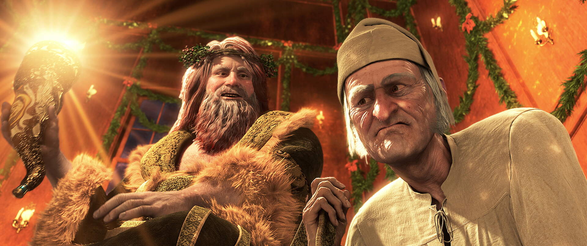 Szenenbild zu Disneys Eine Weihnachtsgeschichte