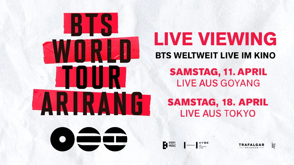 BTS World Tour - Live Viewing Termine