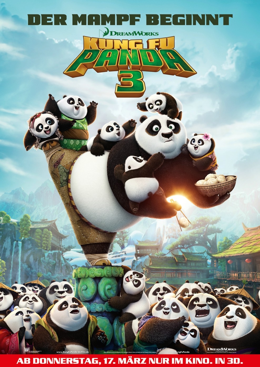 Filmplakat zu Kung Fu Panda 3