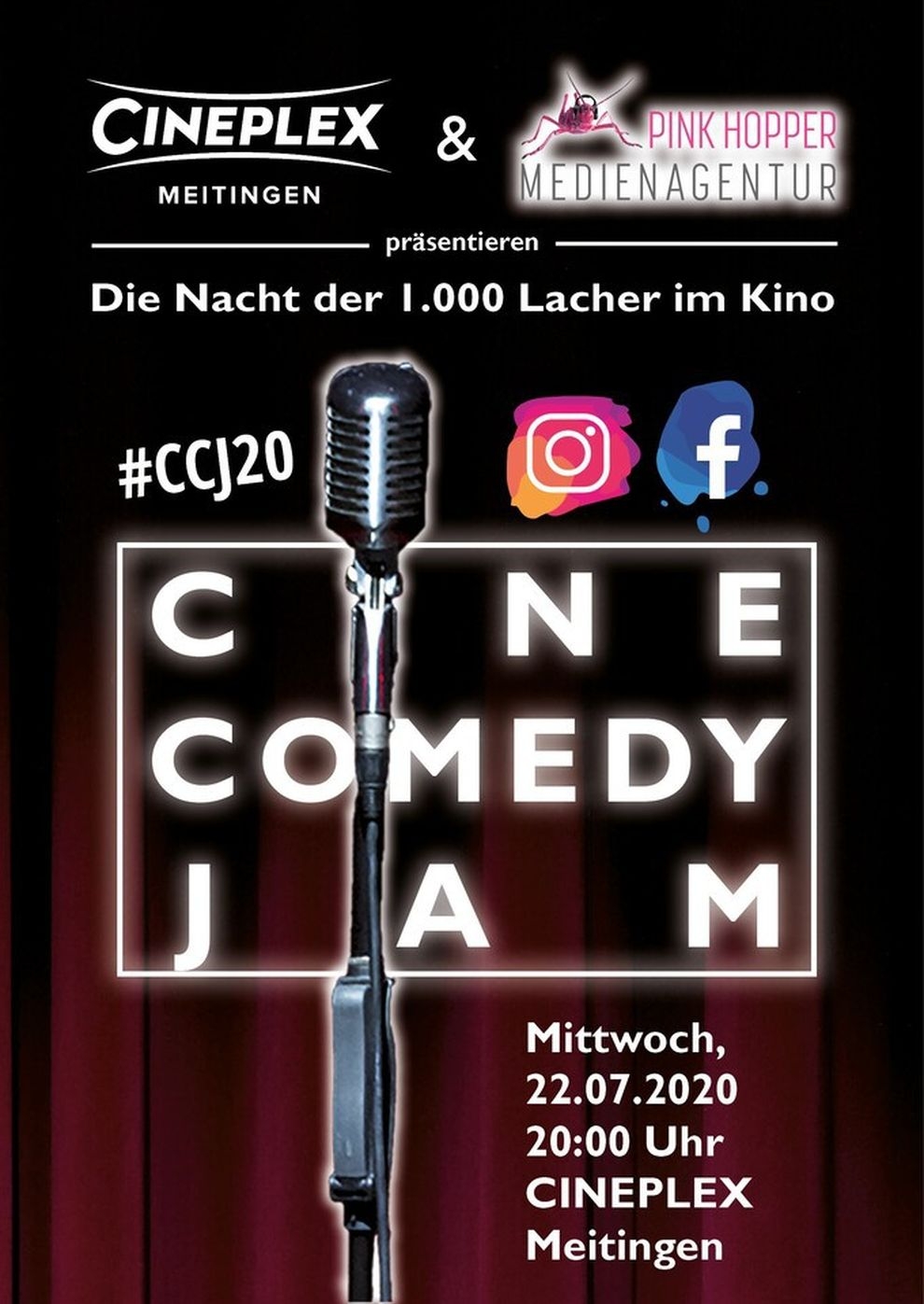 Filmplakat zu Cine Comedy Jam - Die Nacht der 1.000 Lacher im Kino