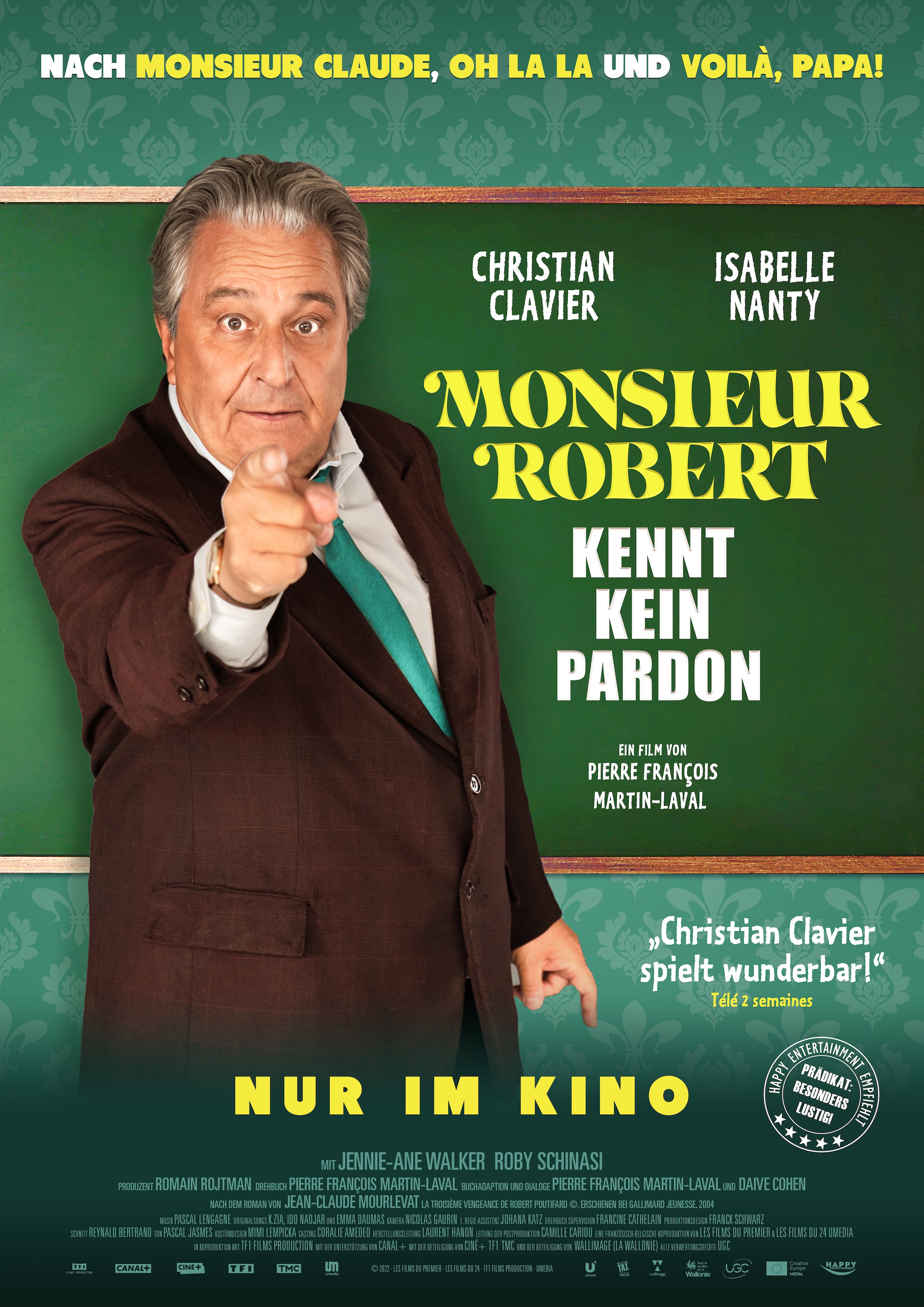 Filmplakat zu Monsieur Robert kennt kein Pardon