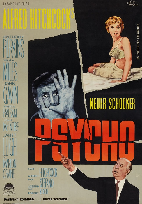 Filmplakat zu Psycho