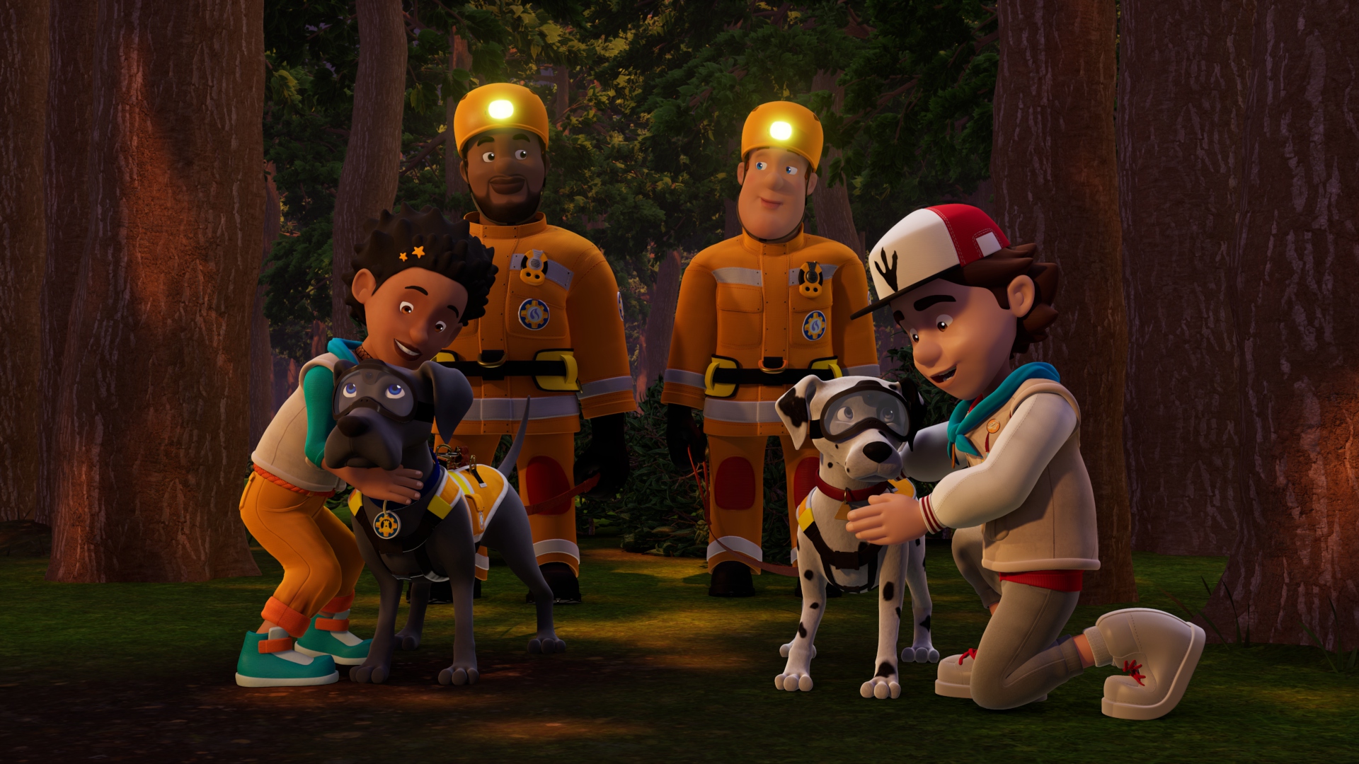 Szenenbild zu Feuerwehrmann Sam - Pontypandys neue Feuerwache