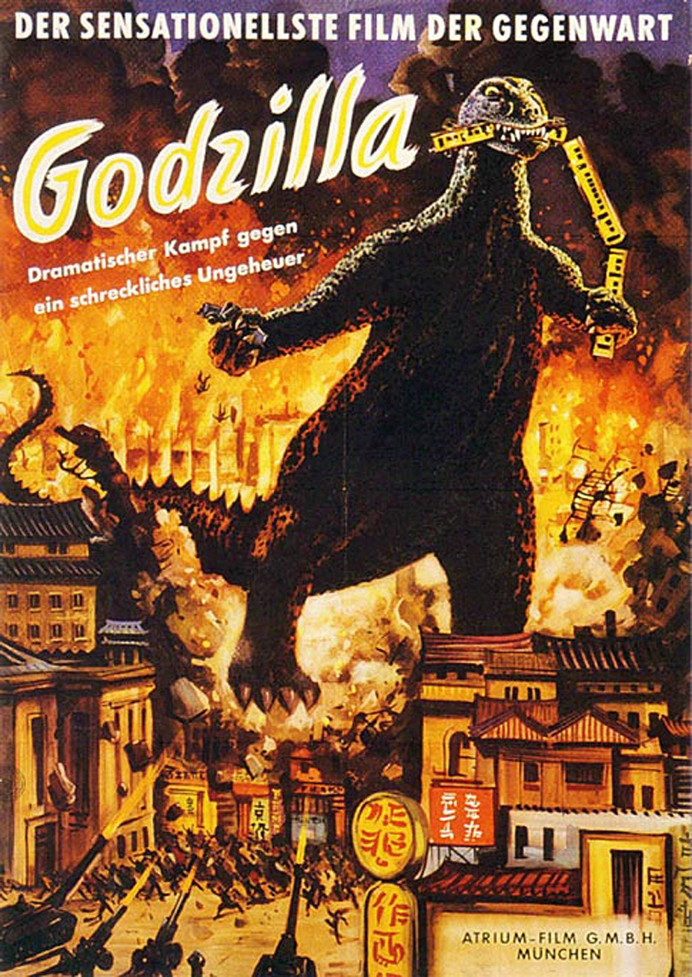 Filmplakat zu Godzilla (1954)