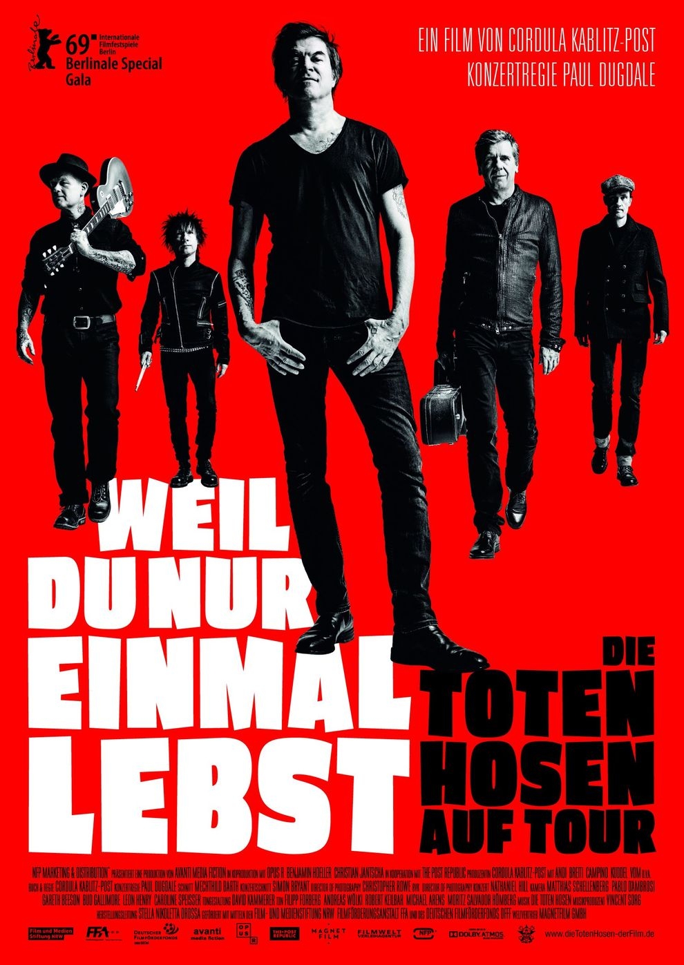 Filmplakat zu Weil du nur einmal lebst - Die Toten Hosen auf Tour