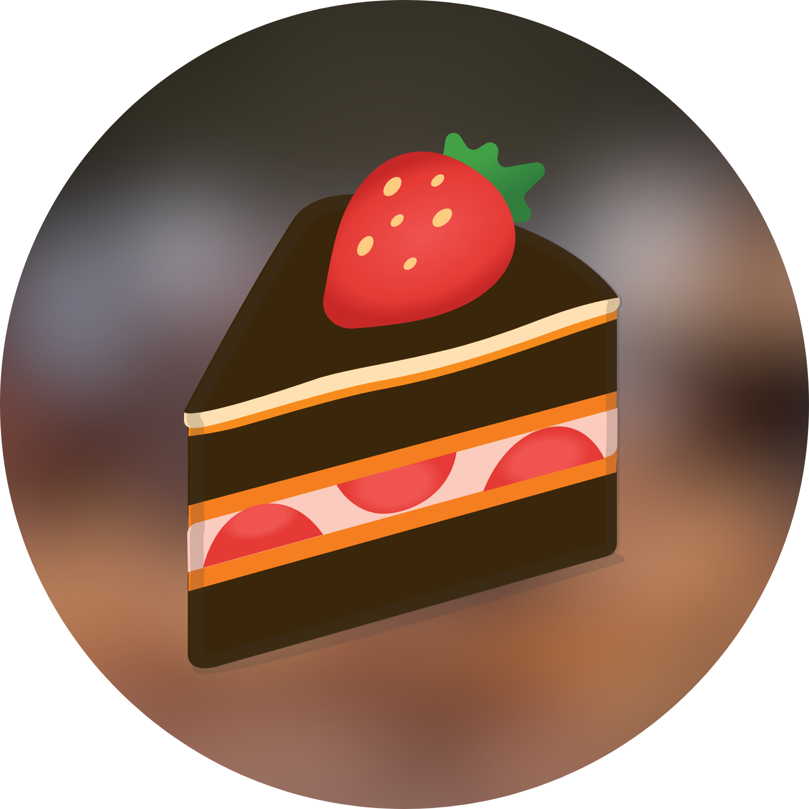 Das Bild zeigt ein Stück Kuchen, um unsere Eventkategorie Film-Cafe zu bewerben