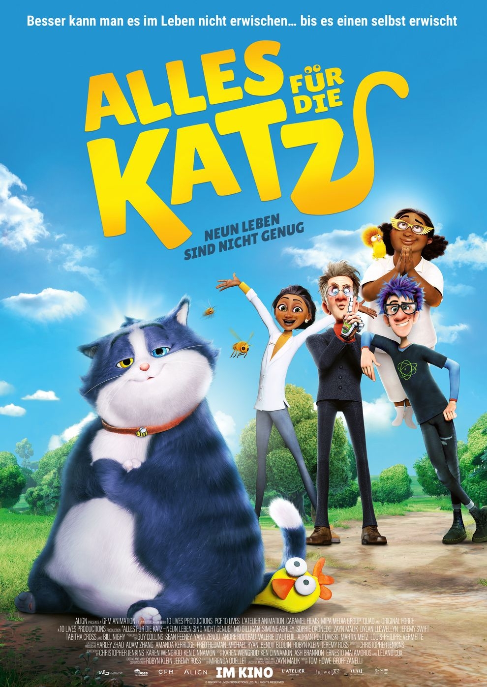 Filmplakat zu Alles für die Katz - Neun Leben sind nicht genug