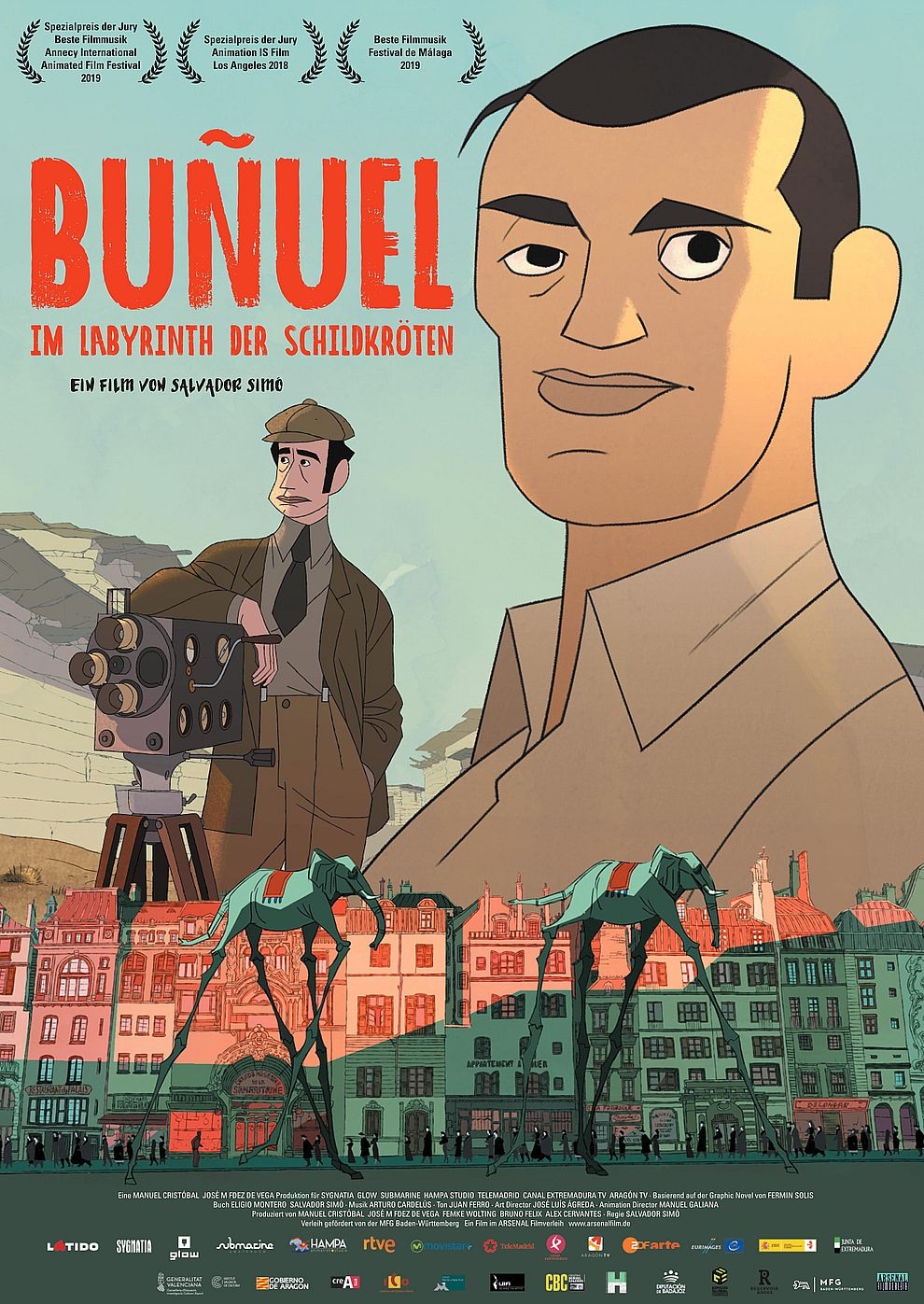 Filmplakat zu Bunuel im Labyrinth der Schildkröten