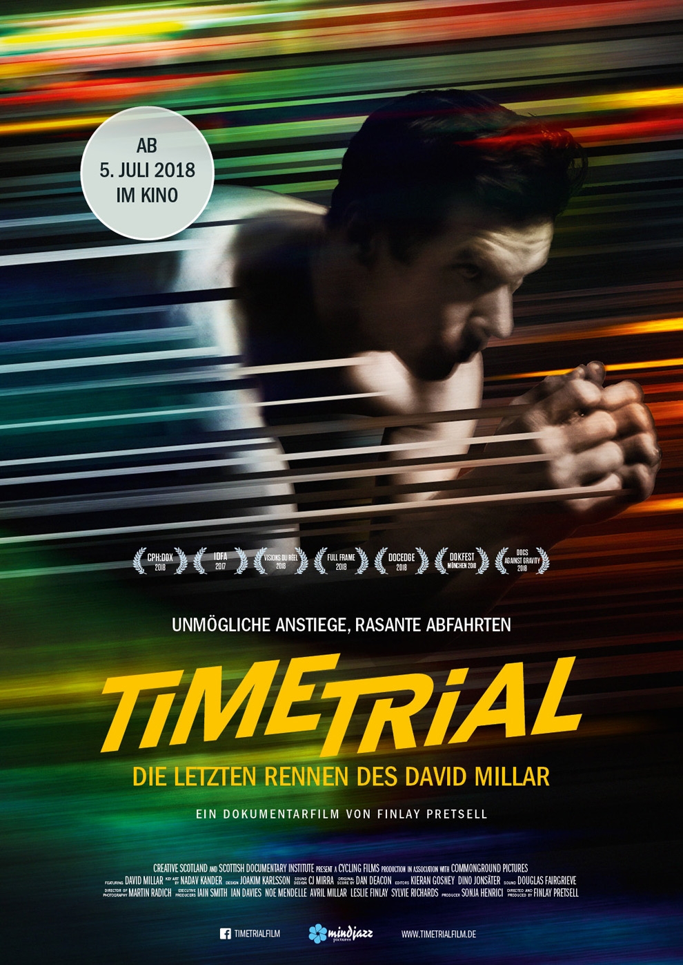 Filmplakat zu Time Trial - Die letzten Rennen des David Millar