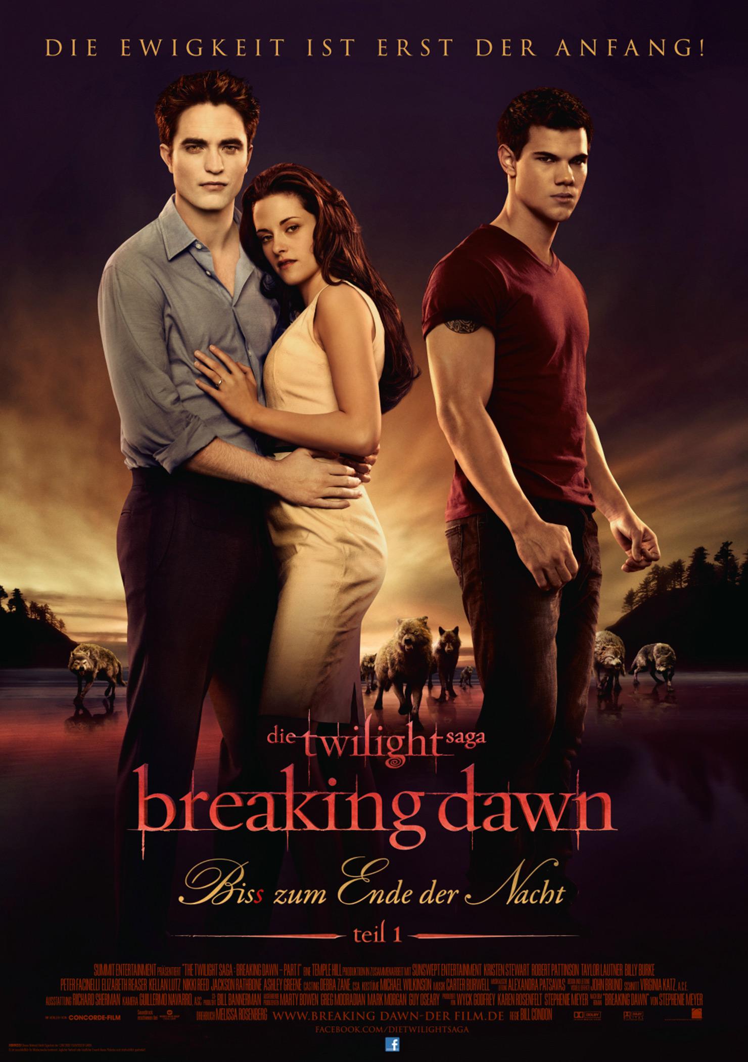 Filmplakat zu Twilight Saga: Breaking Dawn - Biss zum Ende der Nacht Teil 1