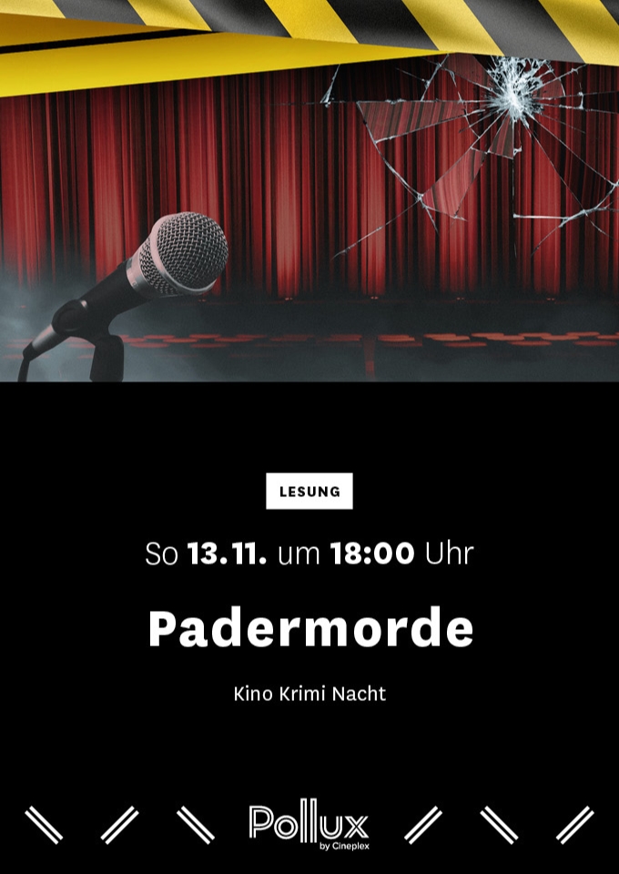 Filmplakat zu Padermorde - 3. KinoKrimiNacht: Ladies Night Edition