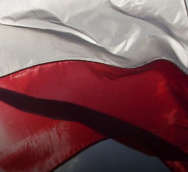 Polnische Flagge