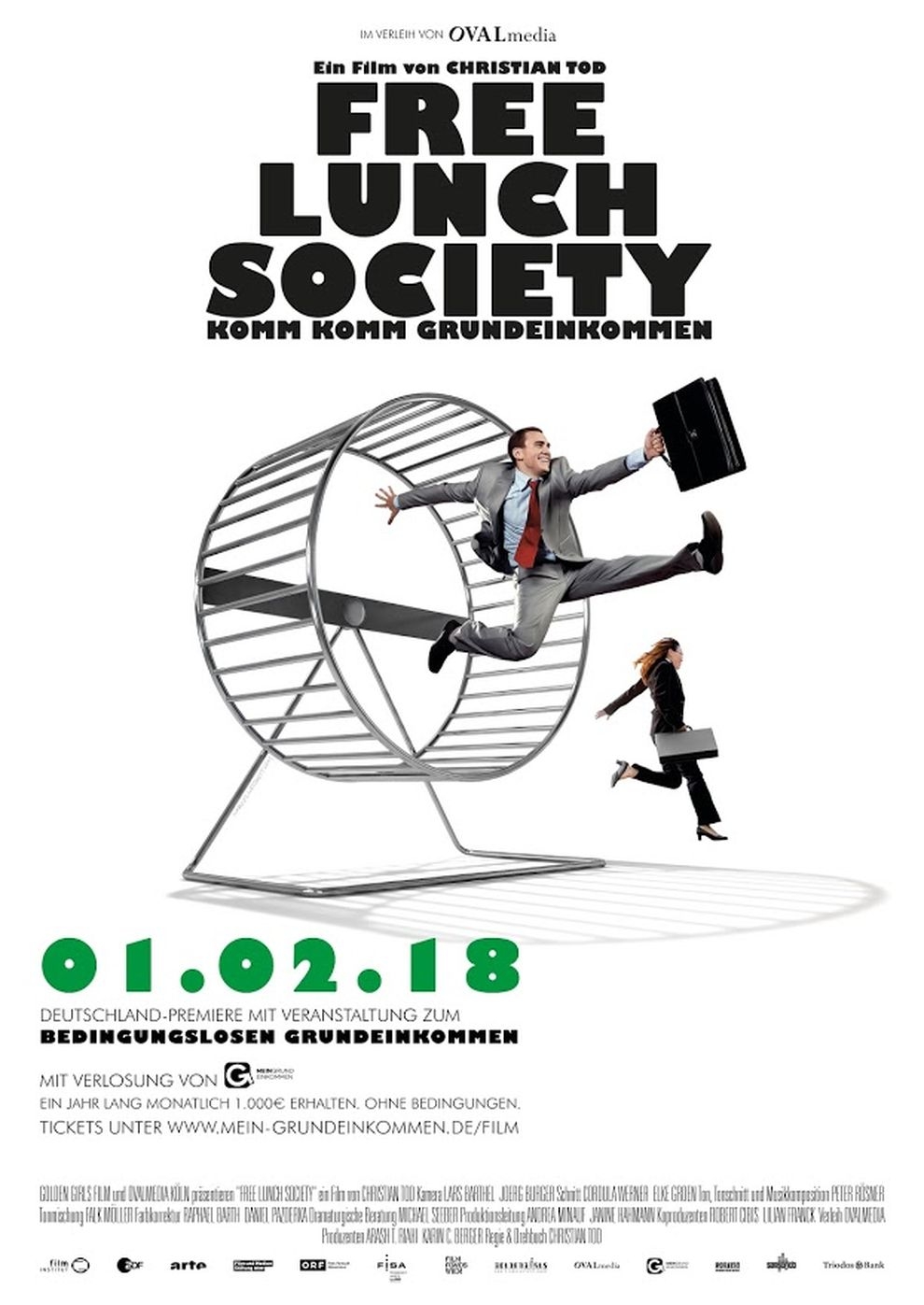 Filmplakat zu Free Lunch Society - Komm komm Grundeinkommen