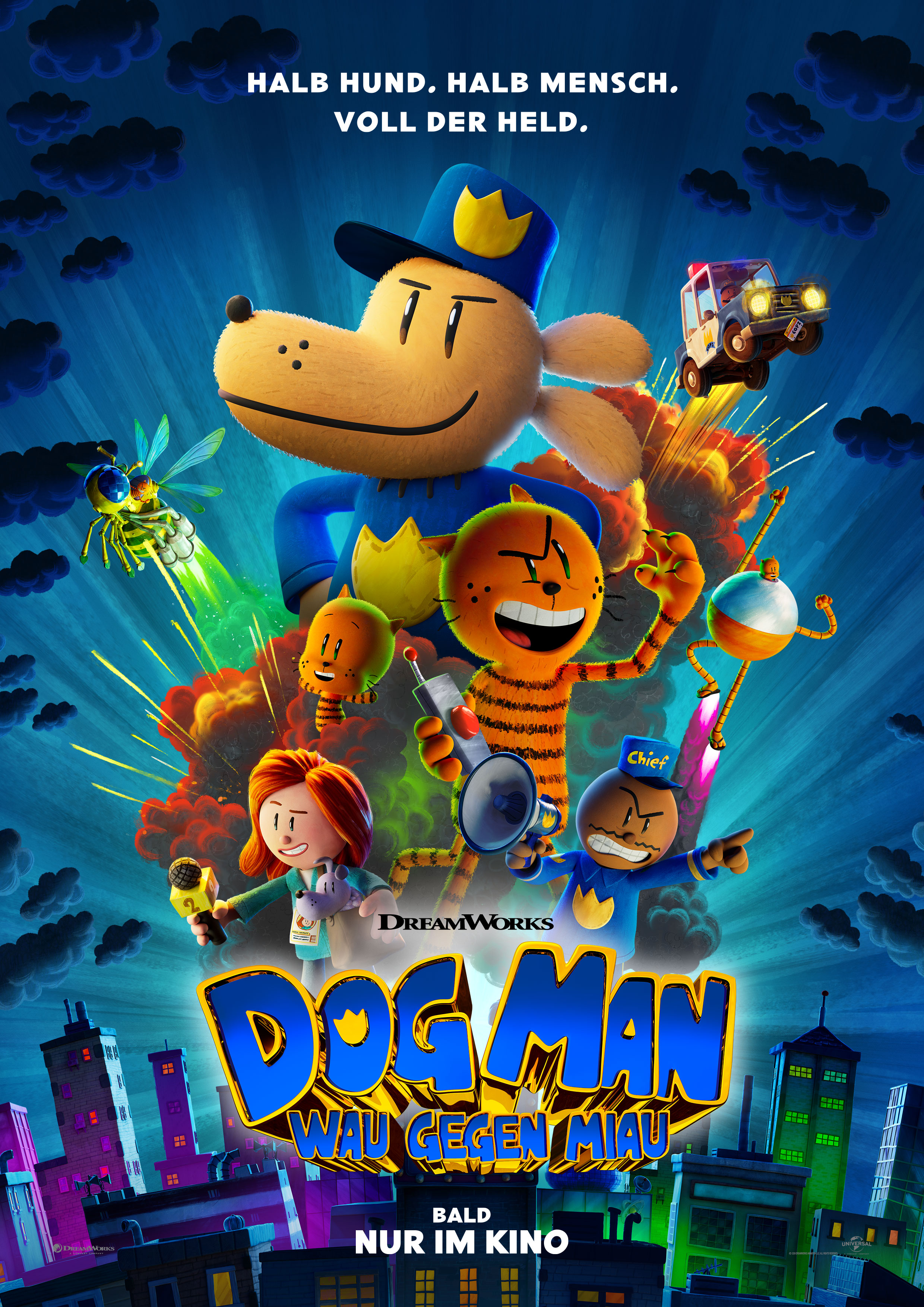 Filmplakat zu Dog Man: Wau gegen Miau