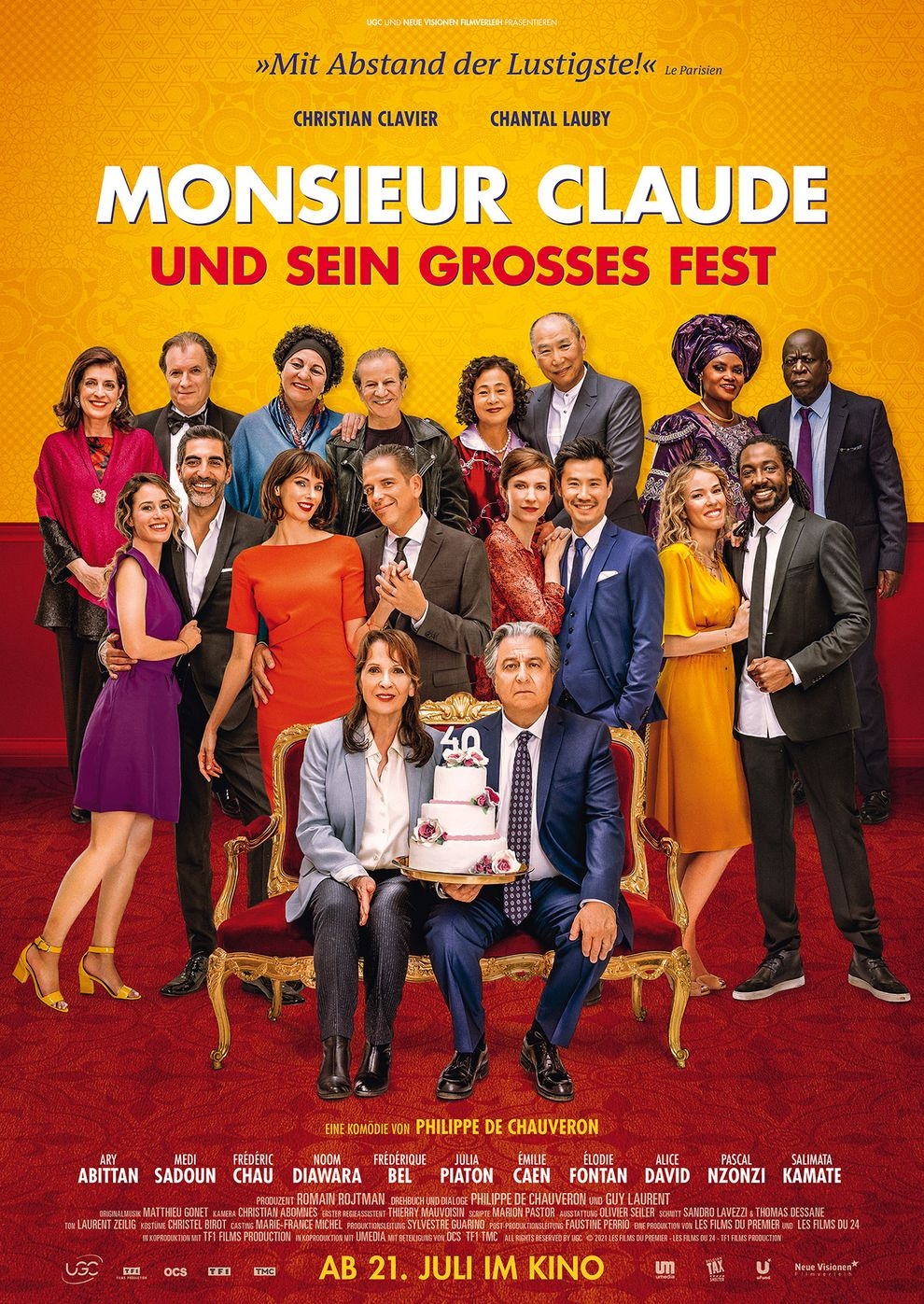 Filmplakat zu Monsieur Claude und sein großes Fest