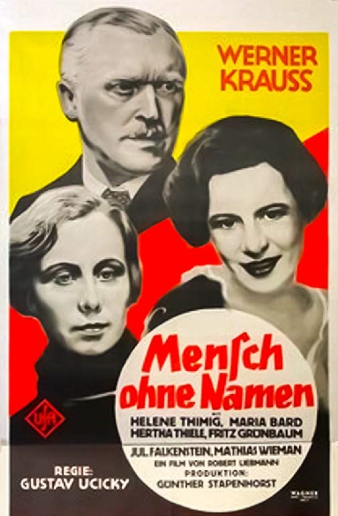Filmplakat zu Mensch ohne Namen