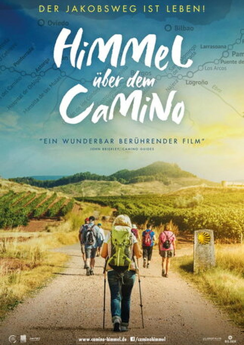 Filmplakat zu Himmel über dem Camino - Der Jakobsweg ist Leben!