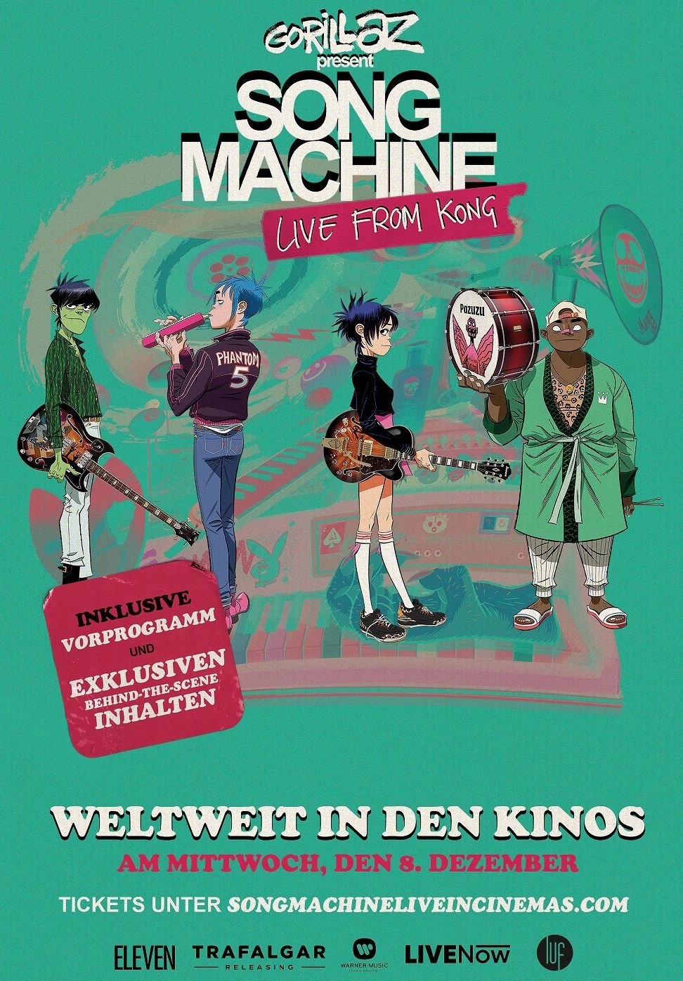Filmplakat zu Gorillaz: Song Machine Live from Kong